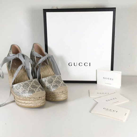 Gucci Heritage Platform Espadrilles - Picture 4 of 4